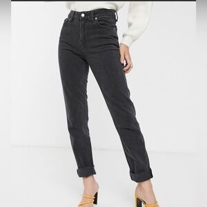 DR. DENIM Stevie Mid-rise mom Jean in Black Fog. Size 29 (W29 L32) EUC